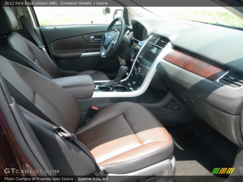 Cinnamon Metallic / Sienna 2012 Ford Edge Limited AWD