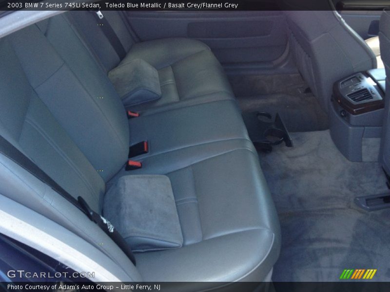 Toledo Blue Metallic / Basalt Grey/Flannel Grey 2003 BMW 7 Series 745Li Sedan