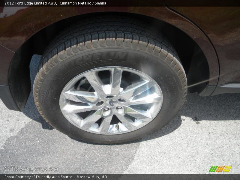 Cinnamon Metallic / Sienna 2012 Ford Edge Limited AWD