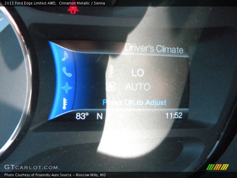 Cinnamon Metallic / Sienna 2012 Ford Edge Limited AWD