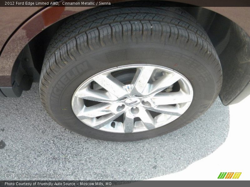 Cinnamon Metallic / Sienna 2012 Ford Edge Limited AWD