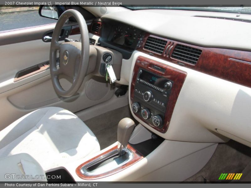 Imperial Blue Metallic / Neutral Beige 2007 Chevrolet Impala LS