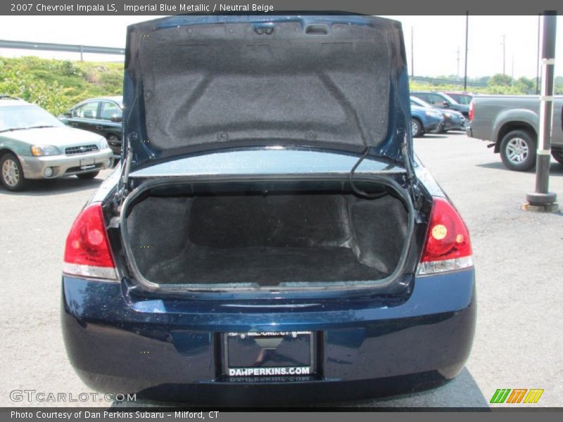 Imperial Blue Metallic / Neutral Beige 2007 Chevrolet Impala LS