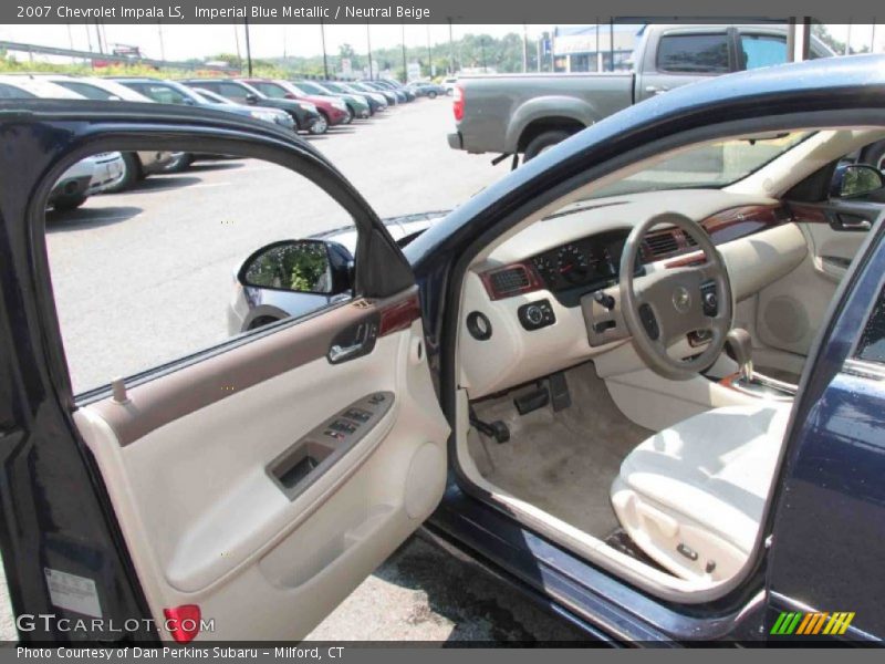 Imperial Blue Metallic / Neutral Beige 2007 Chevrolet Impala LS