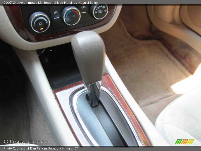Imperial Blue Metallic / Neutral Beige 2007 Chevrolet Impala LS