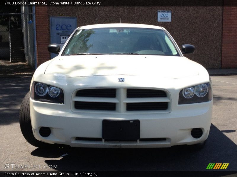 Stone White / Dark Slate Gray 2008 Dodge Charger SE