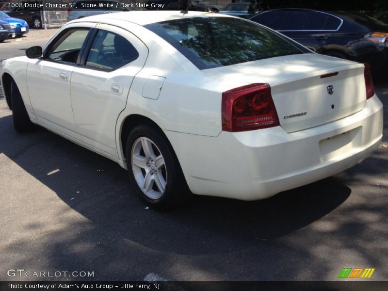 Stone White / Dark Slate Gray 2008 Dodge Charger SE