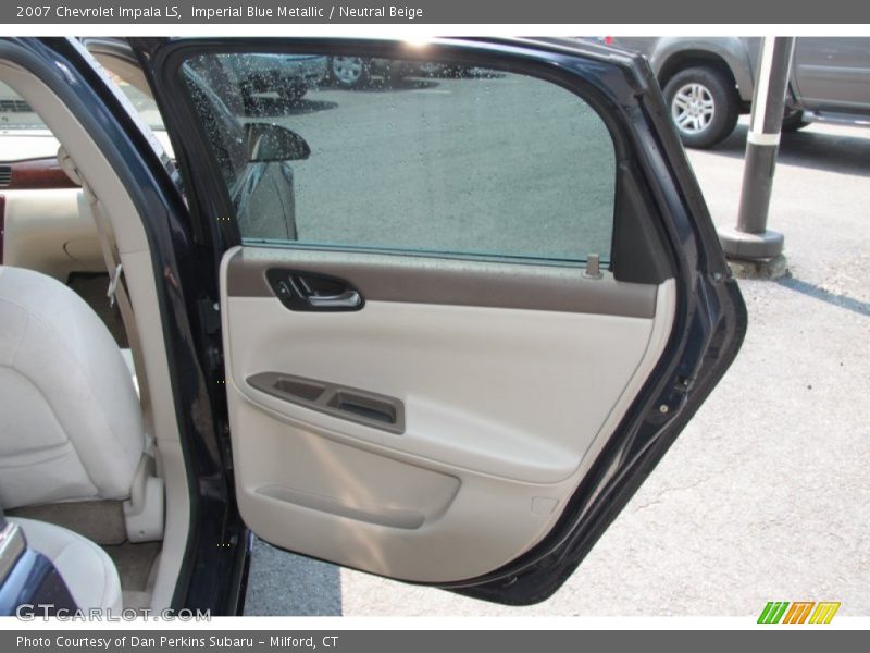 Imperial Blue Metallic / Neutral Beige 2007 Chevrolet Impala LS