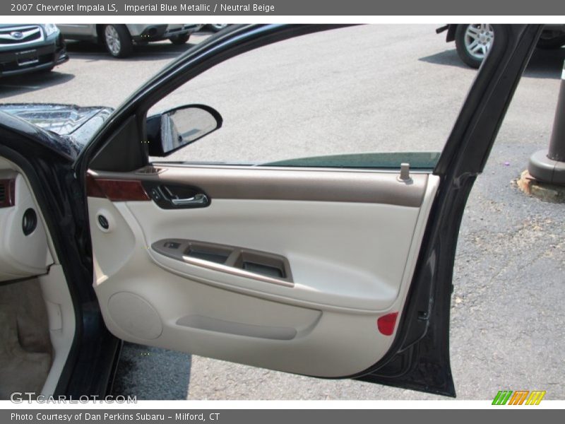 Imperial Blue Metallic / Neutral Beige 2007 Chevrolet Impala LS