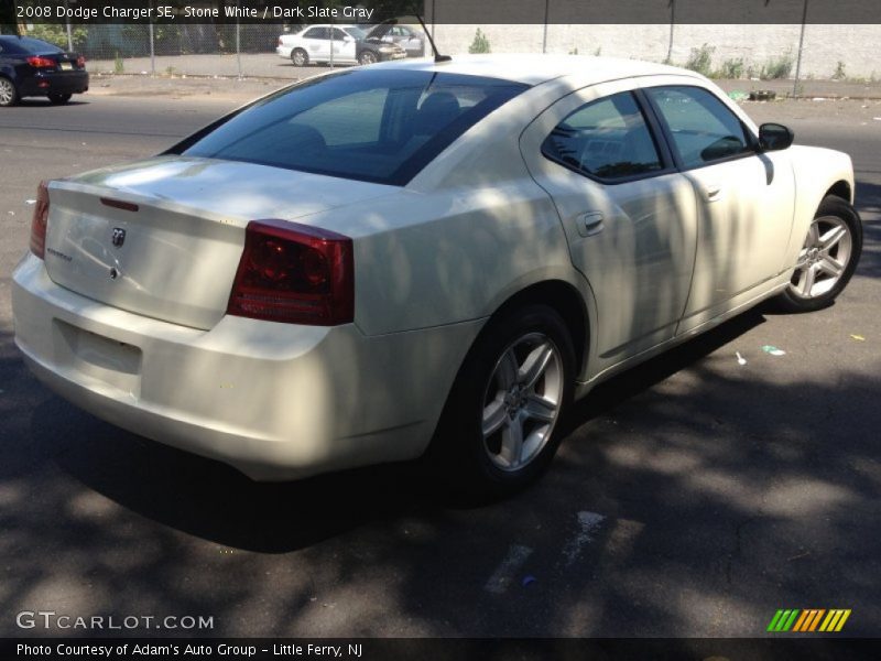 Stone White / Dark Slate Gray 2008 Dodge Charger SE