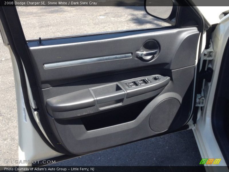Stone White / Dark Slate Gray 2008 Dodge Charger SE