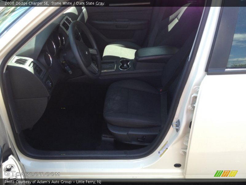 Stone White / Dark Slate Gray 2008 Dodge Charger SE
