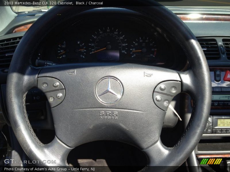 Black / Charcoal 2003 Mercedes-Benz CLK 320 Cabriolet