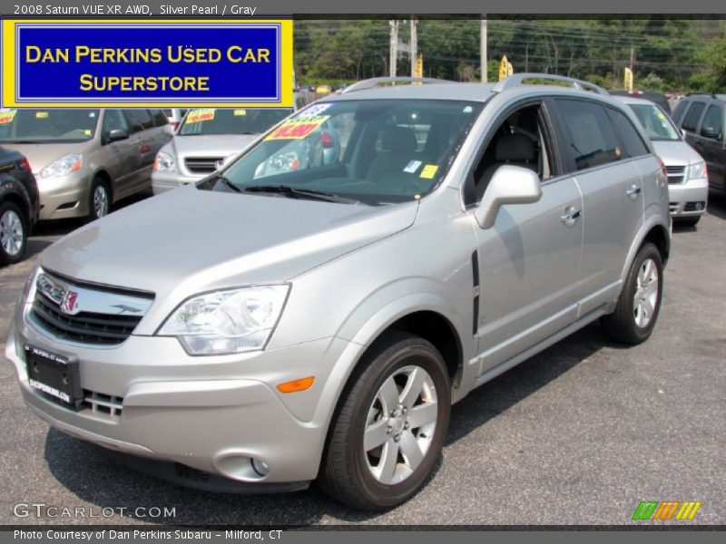 Silver Pearl / Gray 2008 Saturn VUE XR AWD