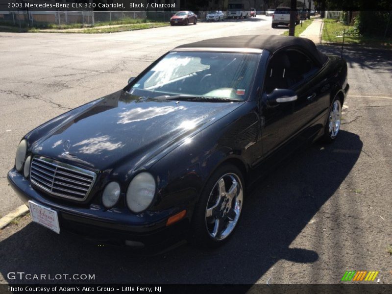 Black / Charcoal 2003 Mercedes-Benz CLK 320 Cabriolet
