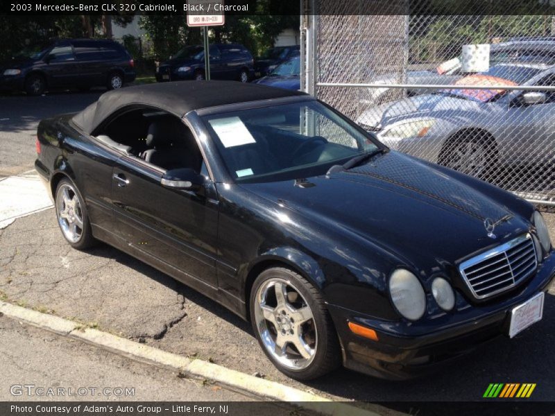 Black / Charcoal 2003 Mercedes-Benz CLK 320 Cabriolet