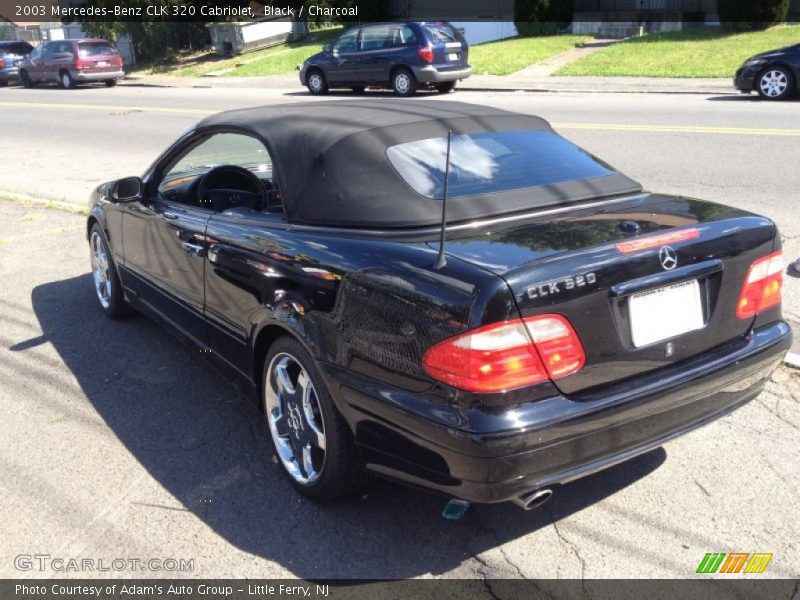 Black / Charcoal 2003 Mercedes-Benz CLK 320 Cabriolet