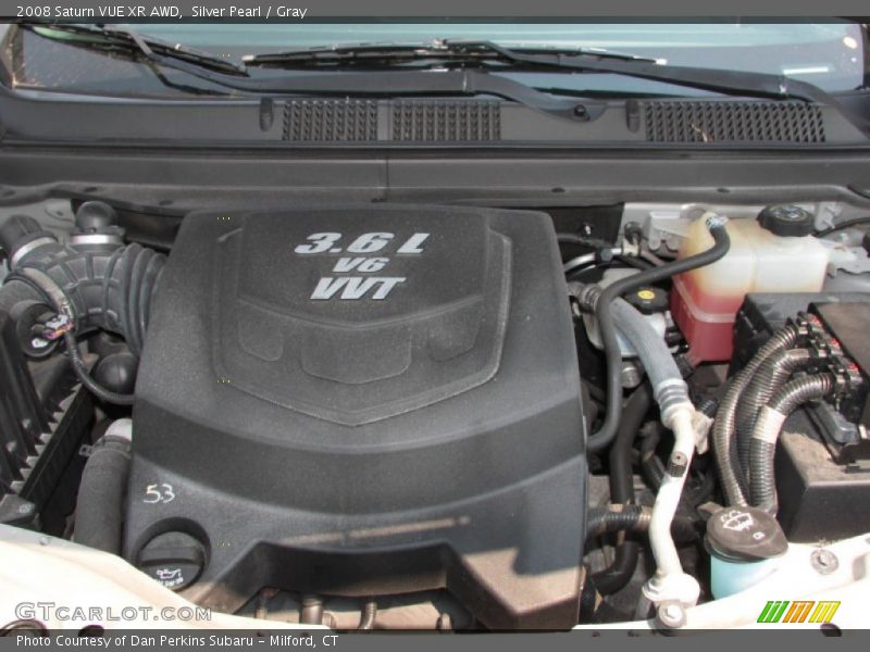 Silver Pearl / Gray 2008 Saturn VUE XR AWD