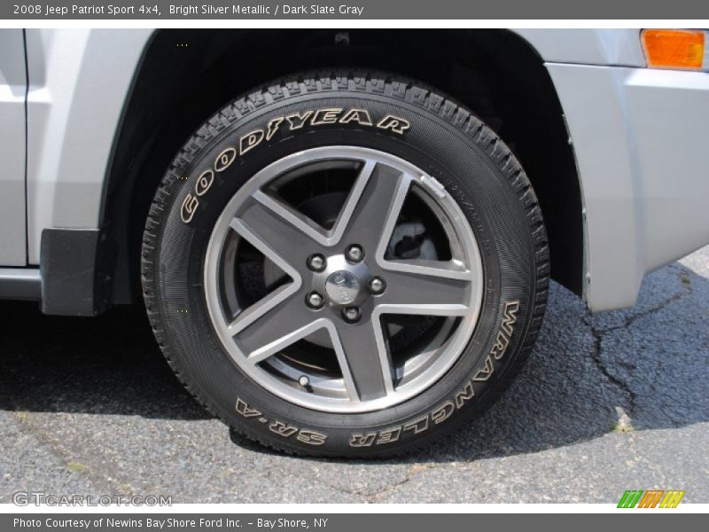 Bright Silver Metallic / Dark Slate Gray 2008 Jeep Patriot Sport 4x4