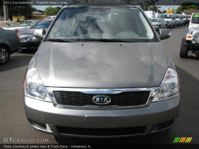 Titanium Silver / Gray 2011 Kia Sedona LX