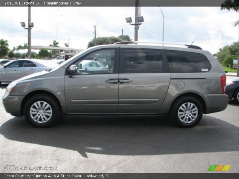 Titanium Silver / Gray 2011 Kia Sedona LX