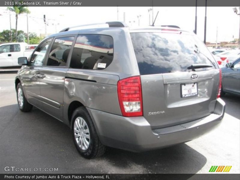 Titanium Silver / Gray 2011 Kia Sedona LX