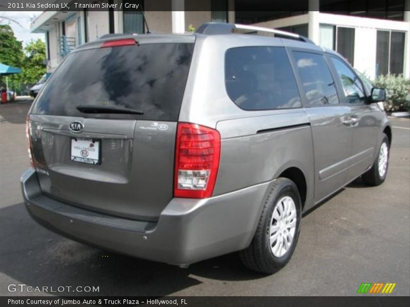 Titanium Silver / Gray 2011 Kia Sedona LX