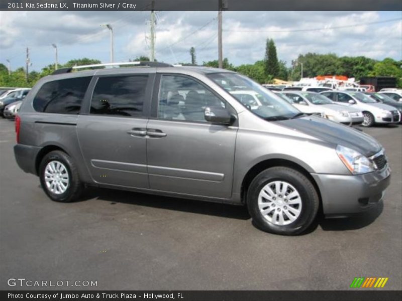 Titanium Silver / Gray 2011 Kia Sedona LX