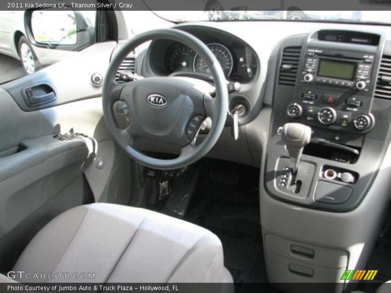 Titanium Silver / Gray 2011 Kia Sedona LX