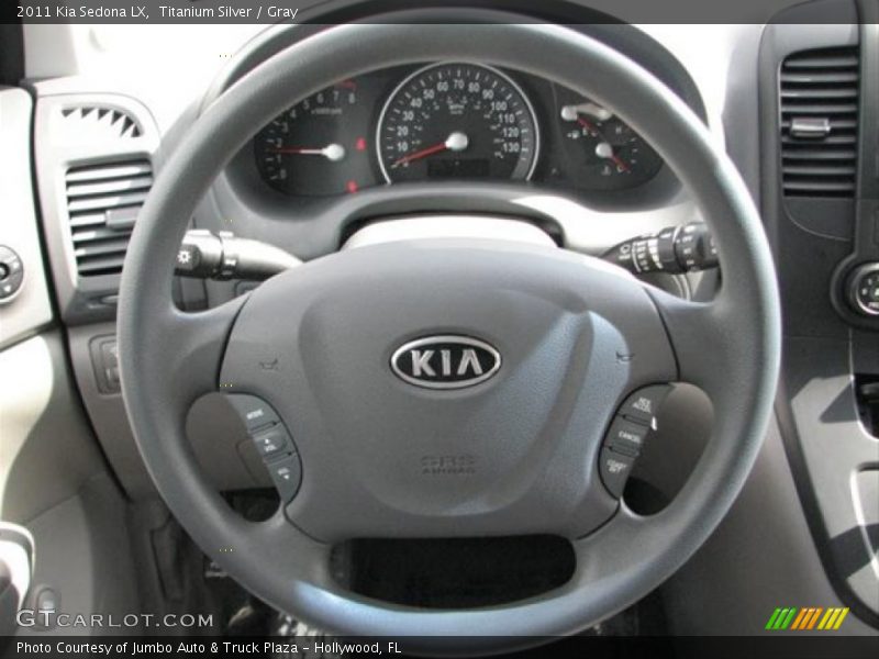 Titanium Silver / Gray 2011 Kia Sedona LX