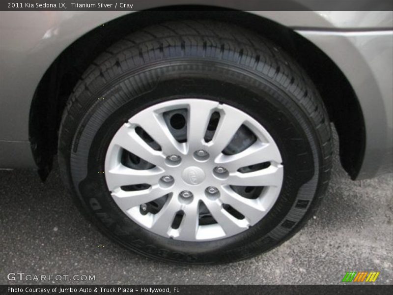 Titanium Silver / Gray 2011 Kia Sedona LX