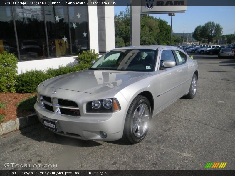 Bright Silver Metallic / Dark Slate Gray 2008 Dodge Charger R/T