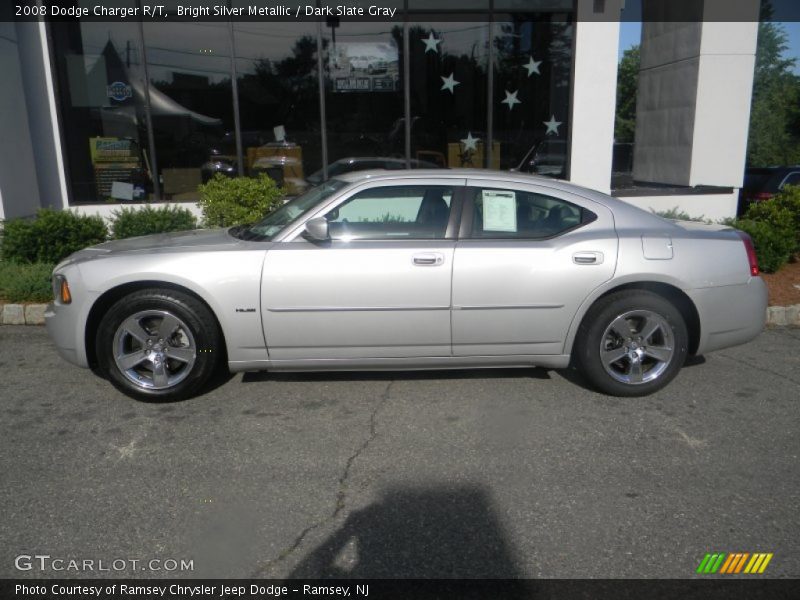 Bright Silver Metallic / Dark Slate Gray 2008 Dodge Charger R/T