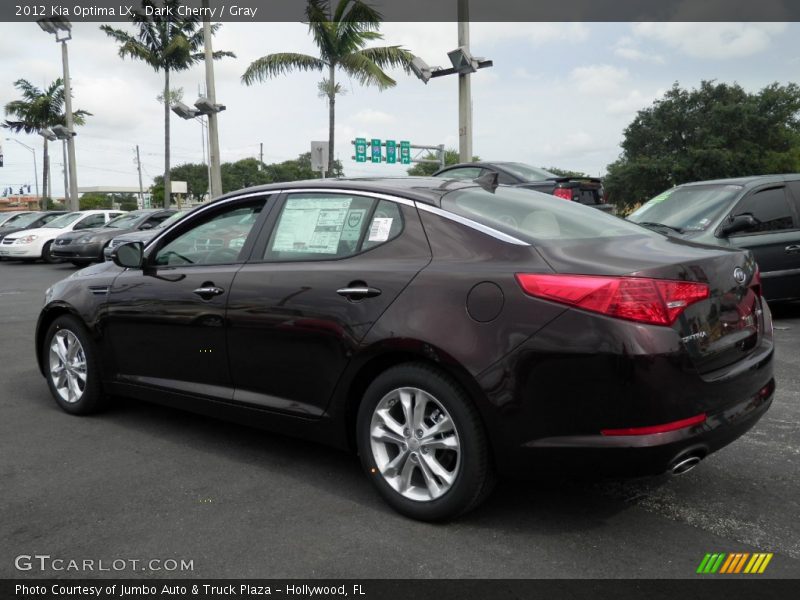 Dark Cherry / Gray 2012 Kia Optima LX