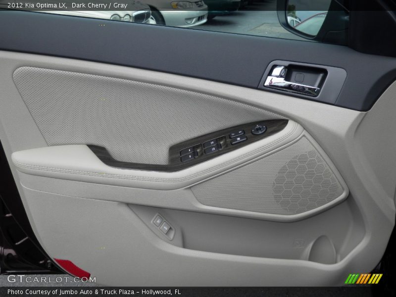 Dark Cherry / Gray 2012 Kia Optima LX