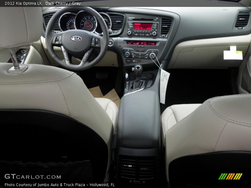 Dark Cherry / Gray 2012 Kia Optima LX