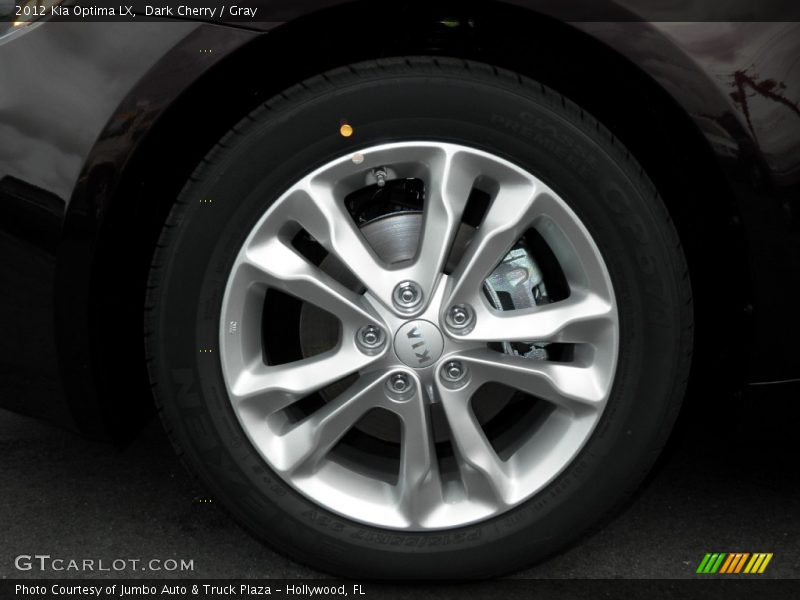 Dark Cherry / Gray 2012 Kia Optima LX