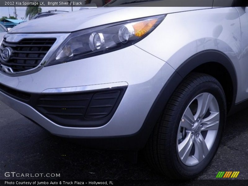Bright Silver / Black 2012 Kia Sportage LX