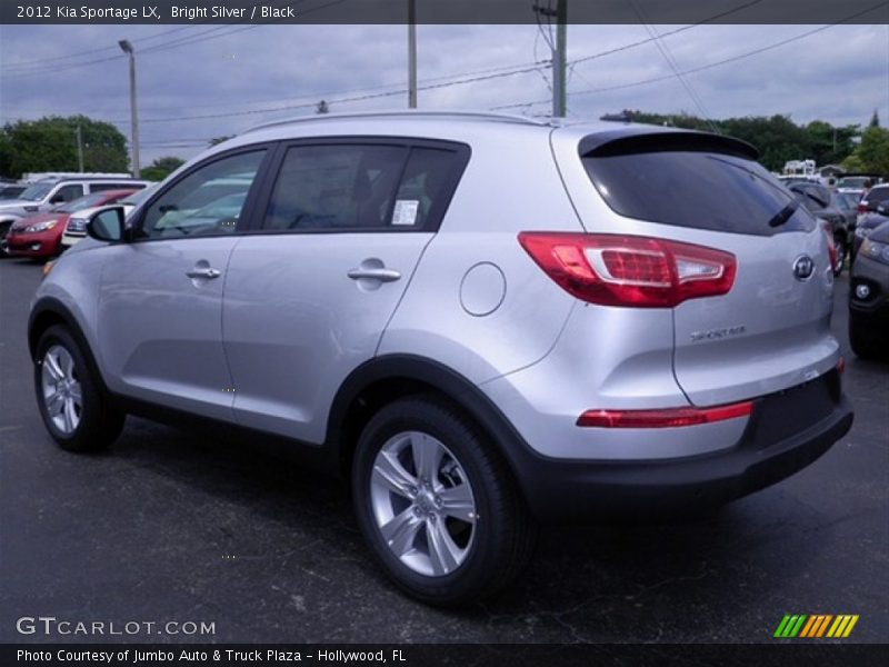 Bright Silver / Black 2012 Kia Sportage LX