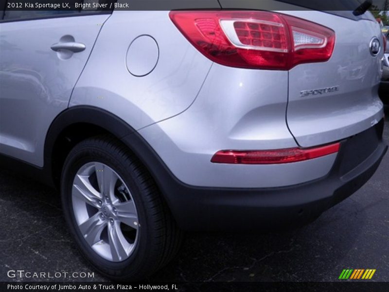 Bright Silver / Black 2012 Kia Sportage LX