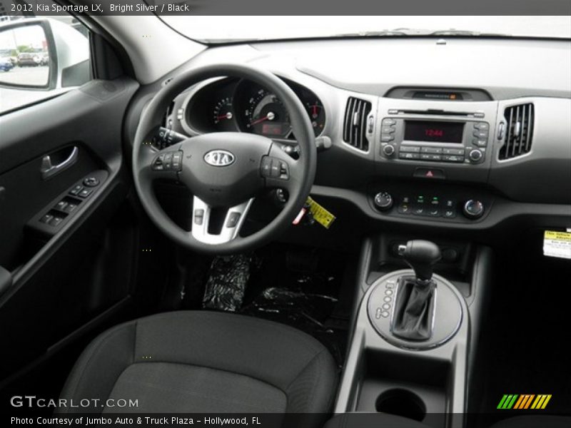 Bright Silver / Black 2012 Kia Sportage LX