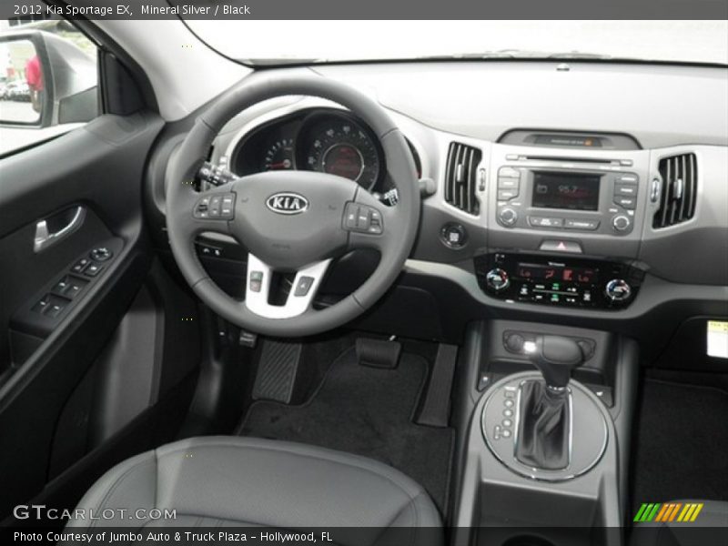 Mineral Silver / Black 2012 Kia Sportage EX