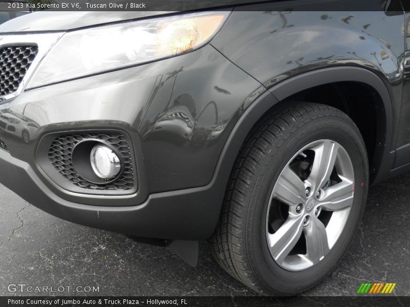 Tuscan Olive / Black 2013 Kia Sorento EX V6
