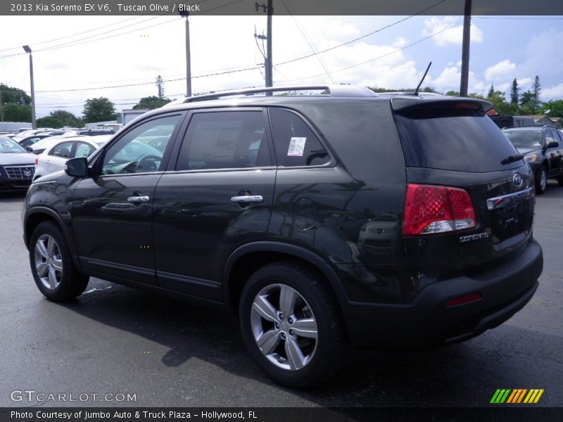 Tuscan Olive / Black 2013 Kia Sorento EX V6
