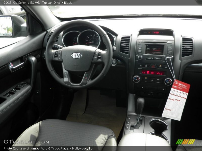 Tuscan Olive / Black 2013 Kia Sorento EX V6