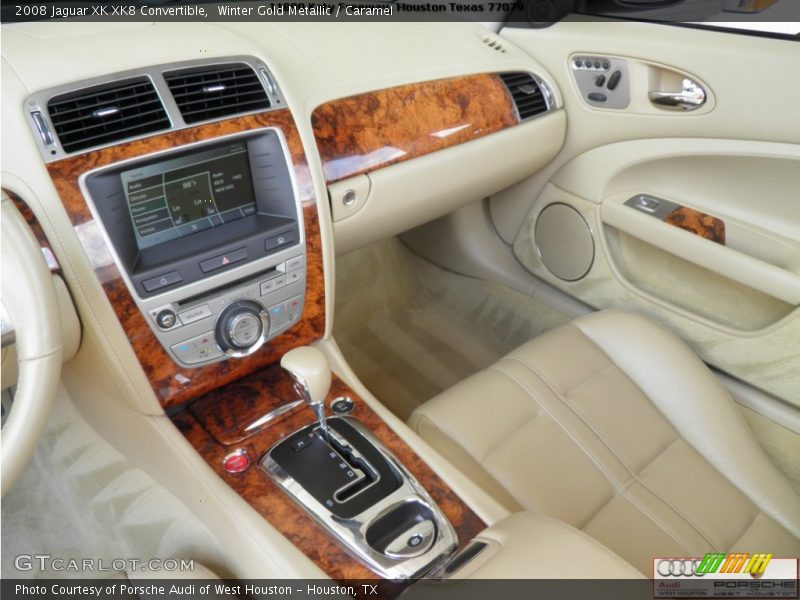 Winter Gold Metallic / Caramel 2008 Jaguar XK XK8 Convertible