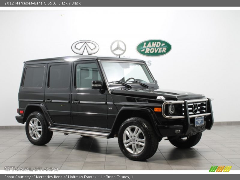 Black / Black 2012 Mercedes-Benz G 550
