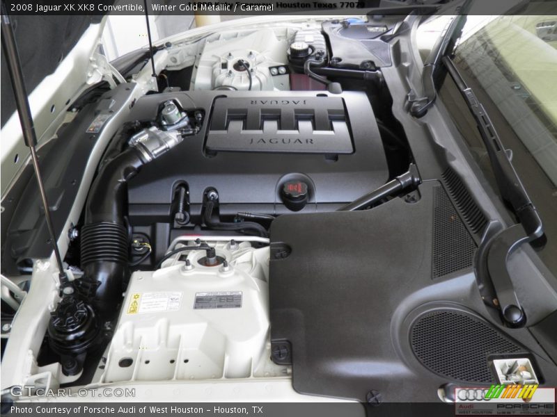 Winter Gold Metallic / Caramel 2008 Jaguar XK XK8 Convertible
