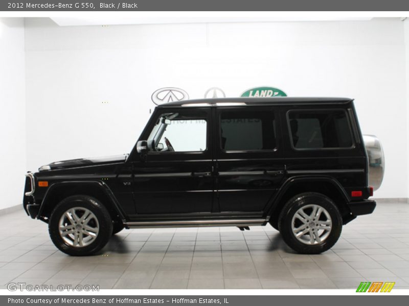 Black / Black 2012 Mercedes-Benz G 550