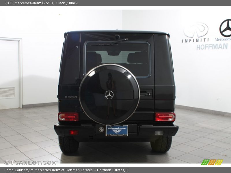 Black / Black 2012 Mercedes-Benz G 550